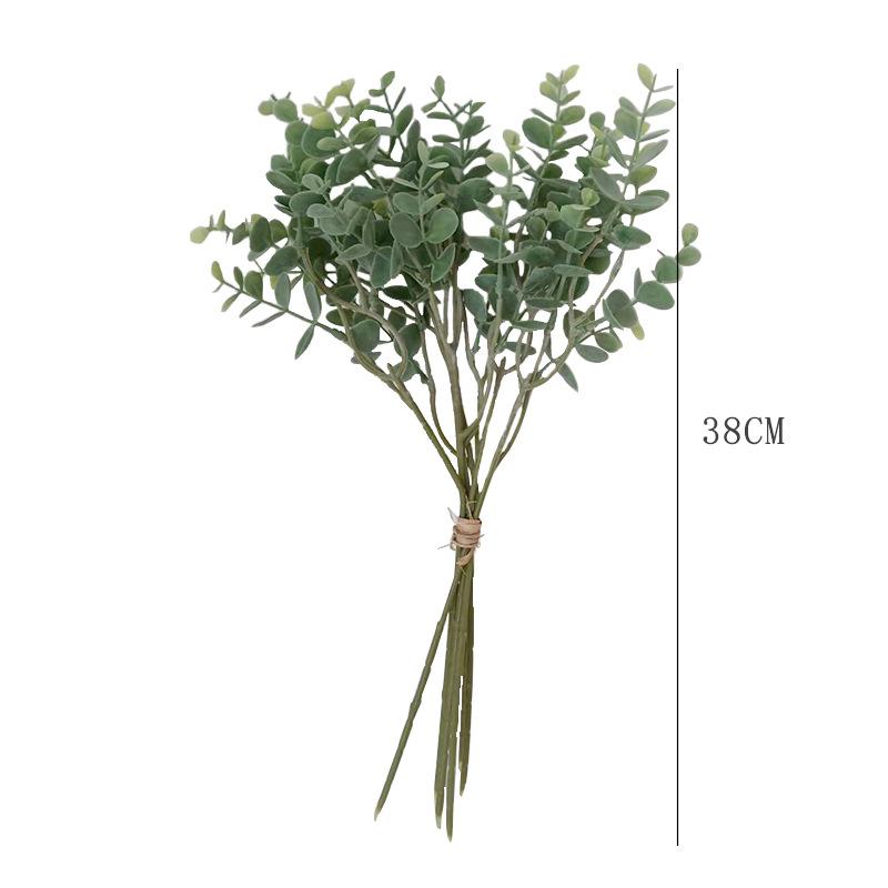 6 sticks of plastic eucalyptus