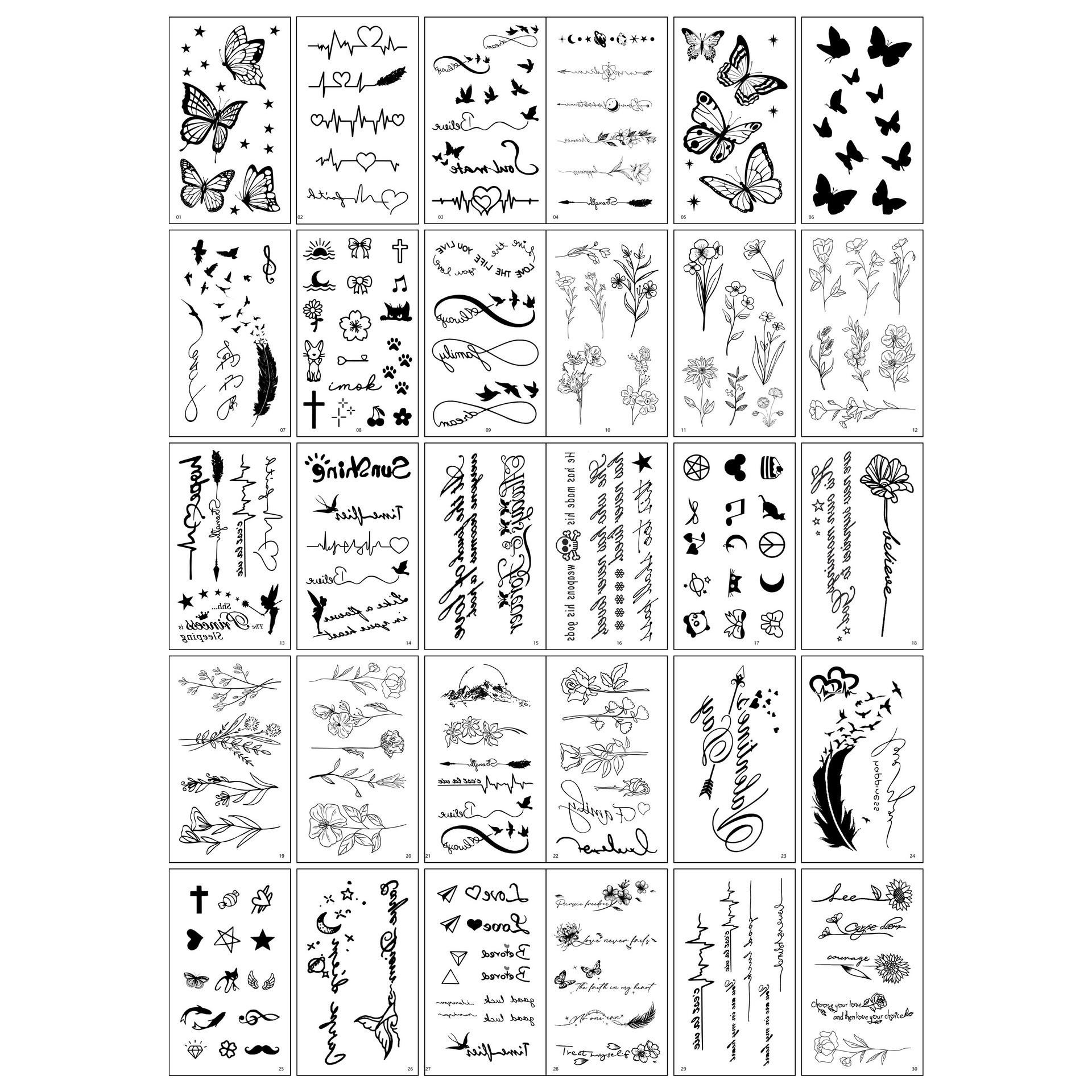 5.7*9.7cm (quantity: 30 for a set) / Tc-dark b package set of 30 pieces