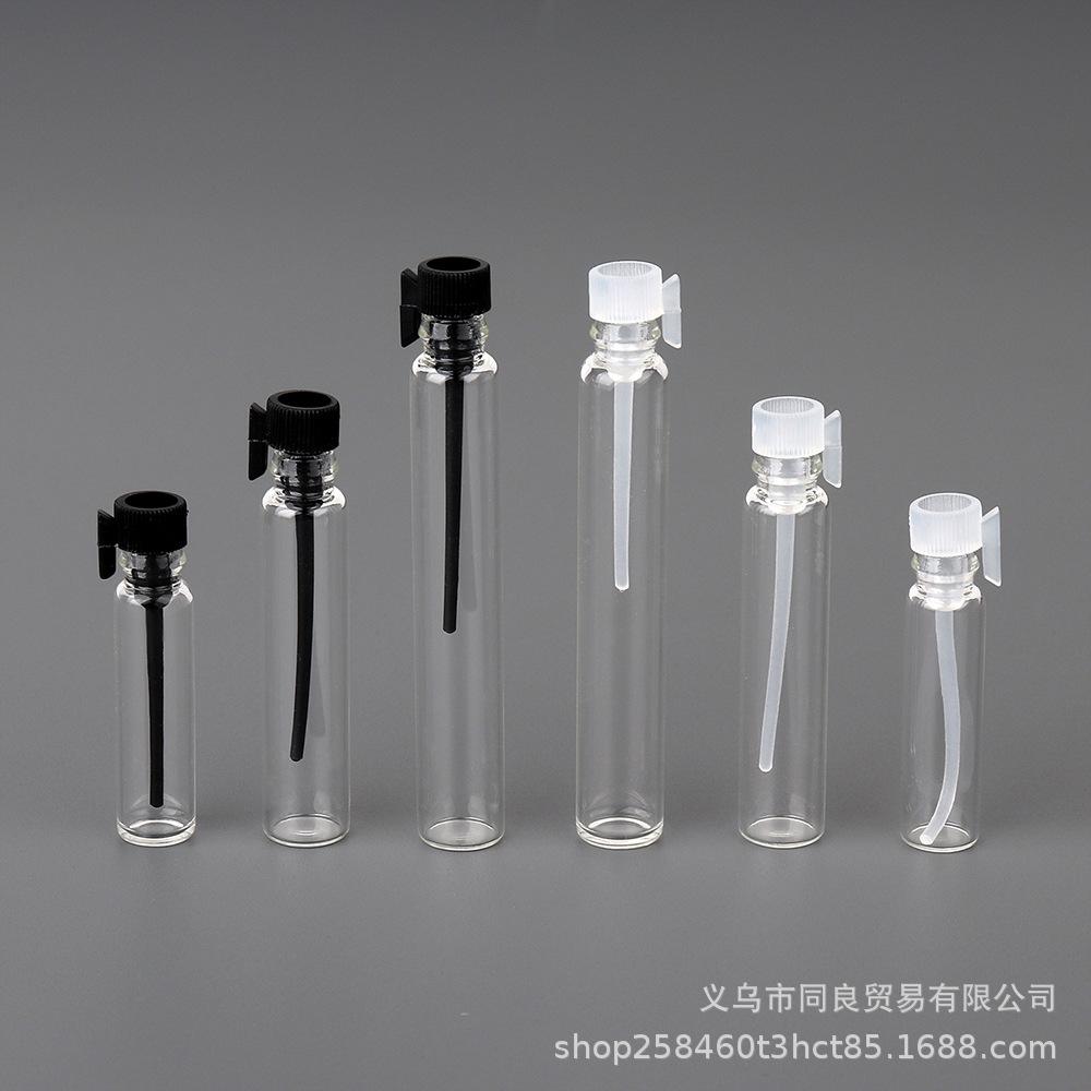 Perfume Essential Oil Samples Bottled Small Sample Glass Bottle Test Tube Transparent Glass Bottle Trial Drop Stick Bottle Factory Outlet