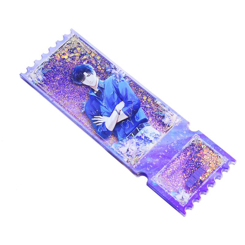 Acrylic Ticket Stub Custom-Made Celebrity Concert Support Stand Commemorative Gift Cartoon Animation Cultural and Creative Merchandise Ornament thumbnail 5