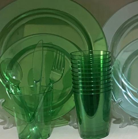 Transparent green / Knife