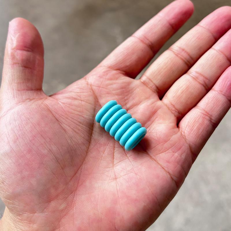 7-section soft ring haze blue