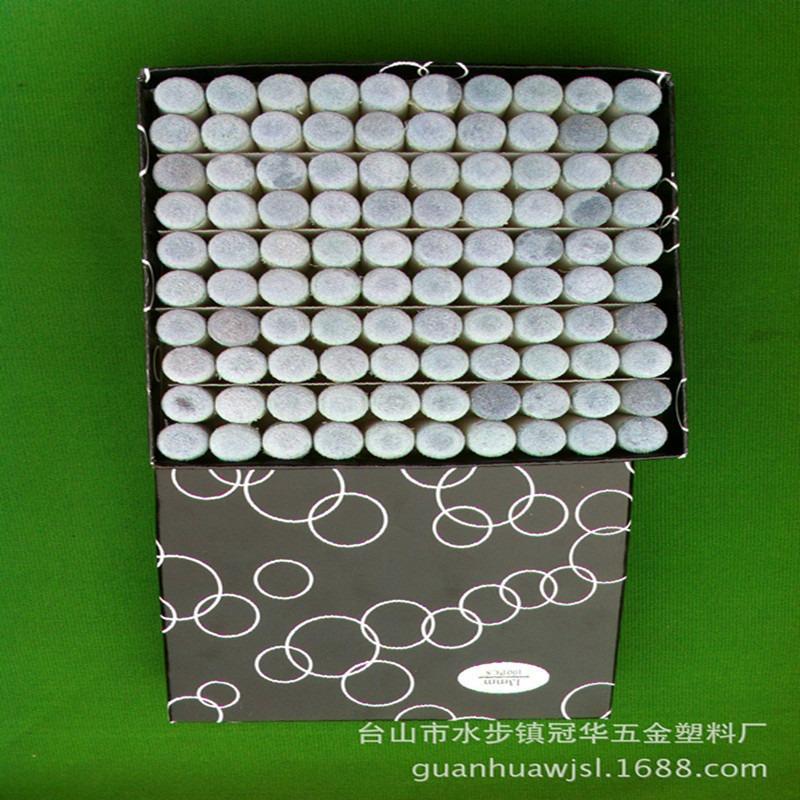 Factory Direct Supply Billiard Cue Billiard Gun Head Supplies Accessories 13mm Nylon Pipe Rod Tip Blue Leather Head thumbnail 2