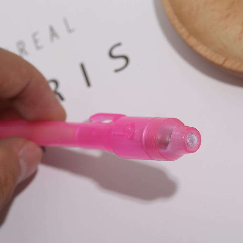 Spot plastic big head LED lamp magic toy multi-function banknote checking advertising ultraviolet UV invisible fluorescent pen thumbnail 4