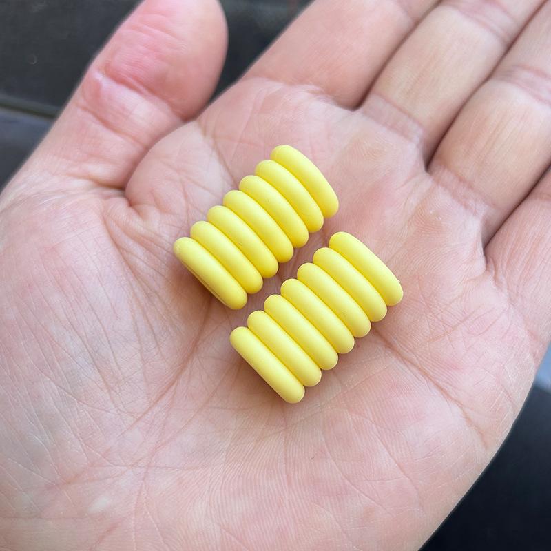 7 sections soft circle yellow