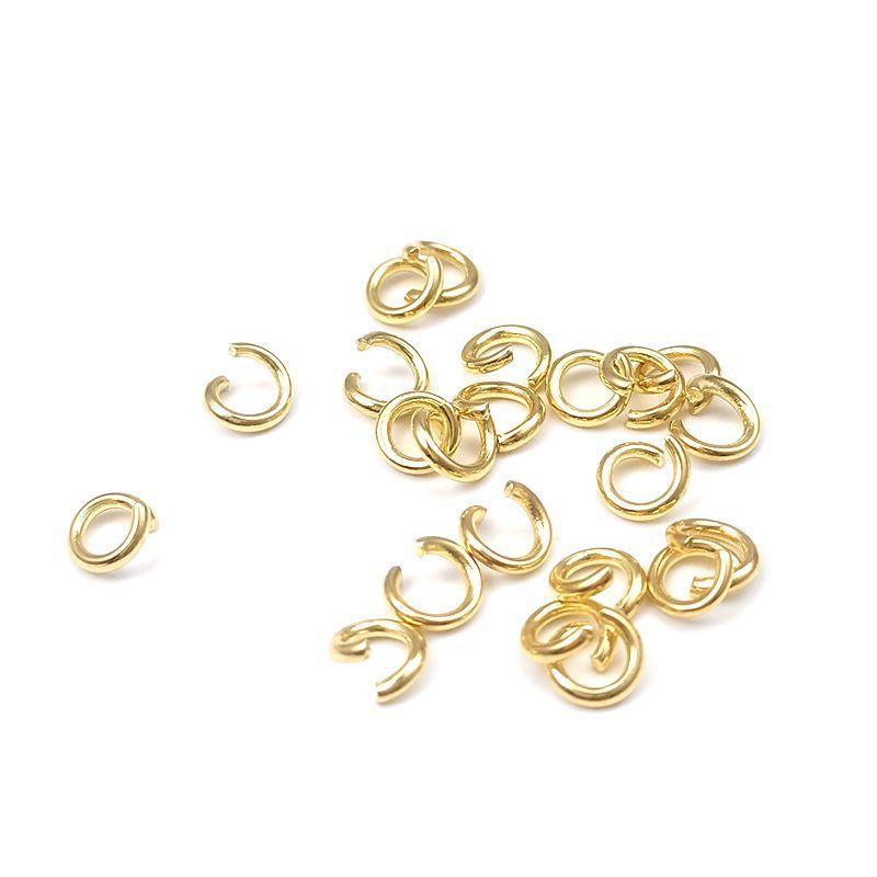 Stainless Steel Open Ring, Misaligned Ring, Bracelet, Necklace Connecting Ring, Toy Key Open Ring, Aperture Jump Ring, Zero Ring thumbnail 3