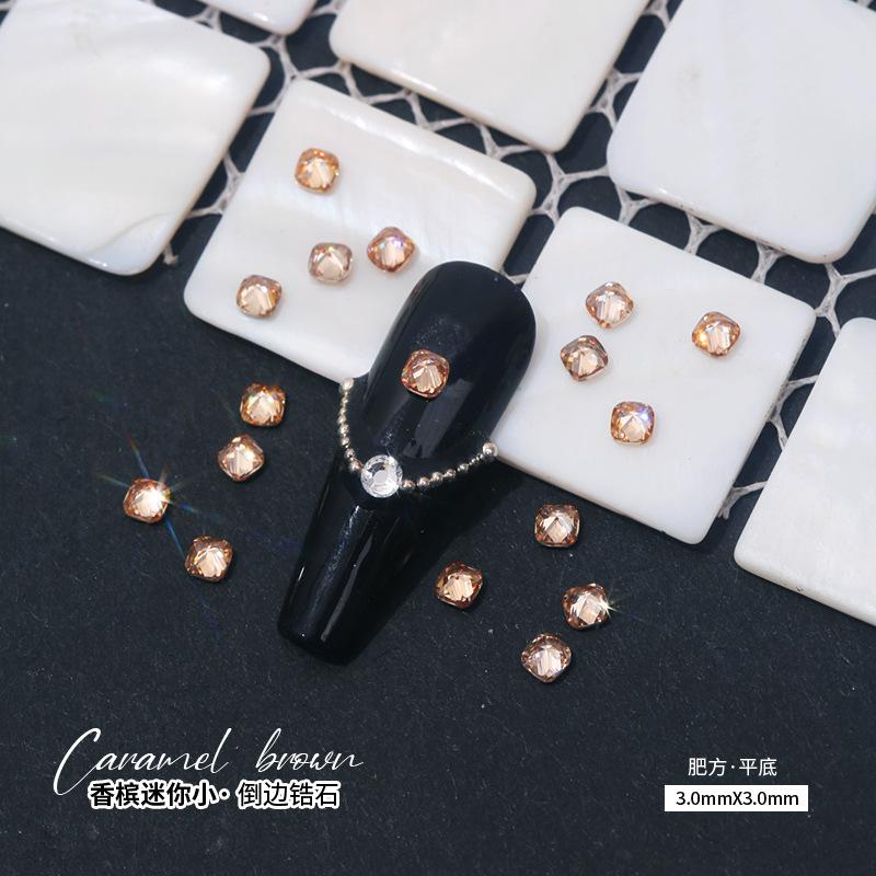 [fat square·fine zirconium]3x3mm single