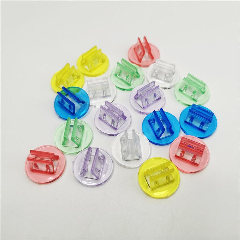 20mm Transparent Round Card Holder Accessories Card Holder Card Card Holder Fixed Accessories Kidsren's Board Game Toys Factory Direct Sale