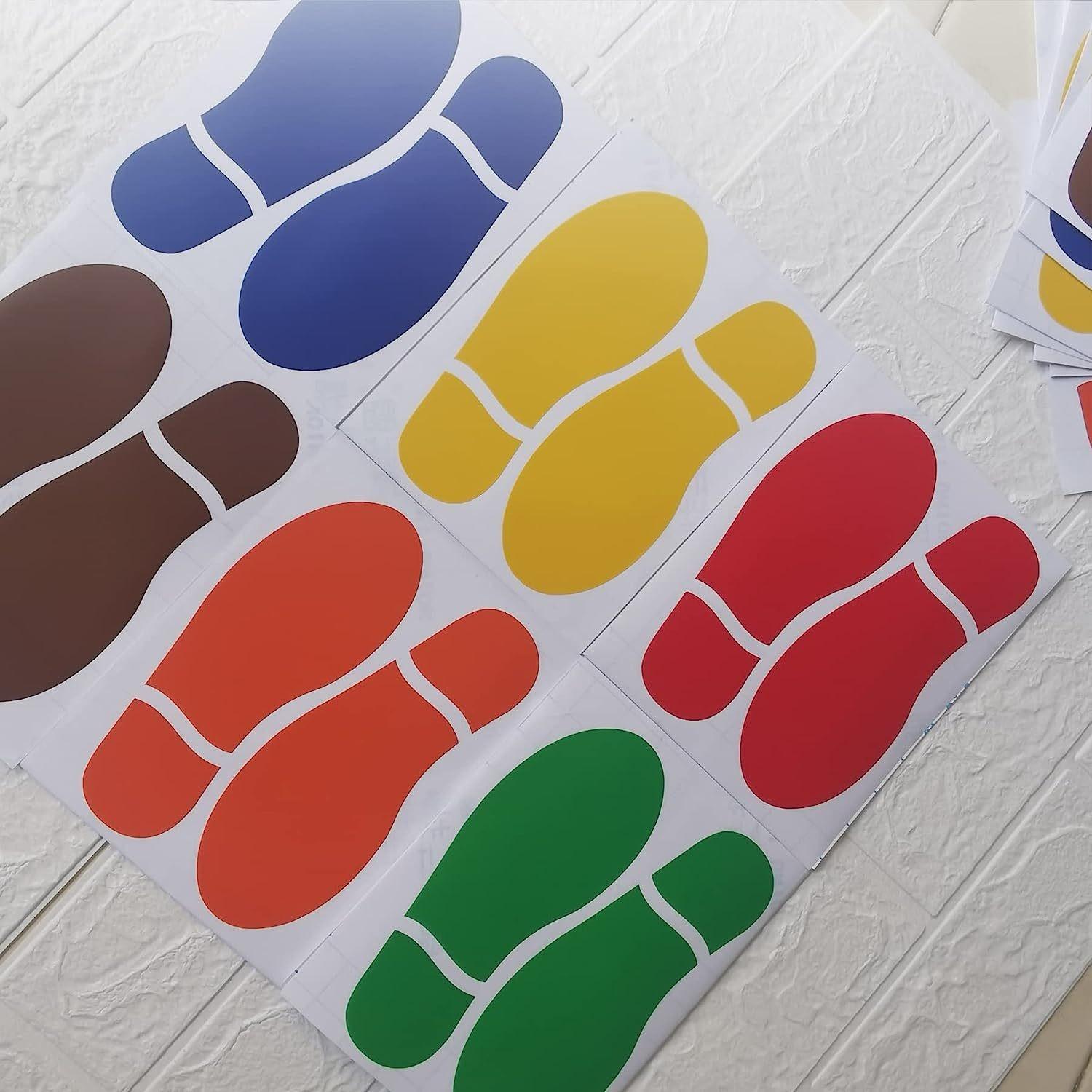 Shenzhen Fenghejin Specializes in Footprint Stickers, Self-Adhesive Floor Decoration Stickers, Shoe Labels, Waterproof for Kindergartens