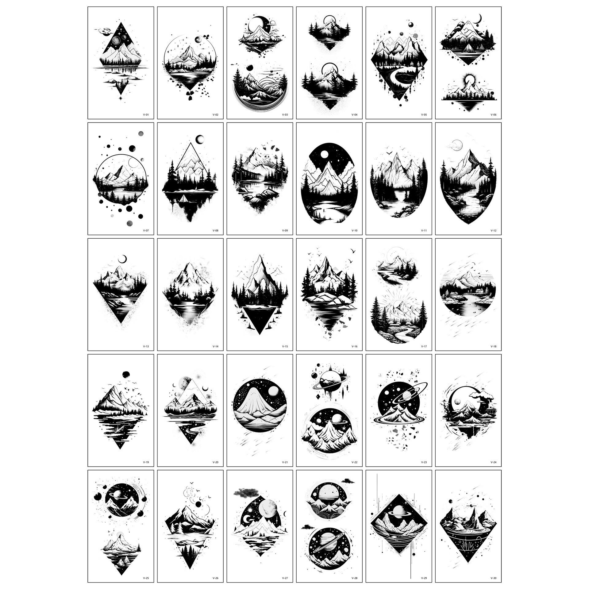 5.7*9.7cm (quantity: 30 for a set) / Tc-dark f package set of 30 pieces