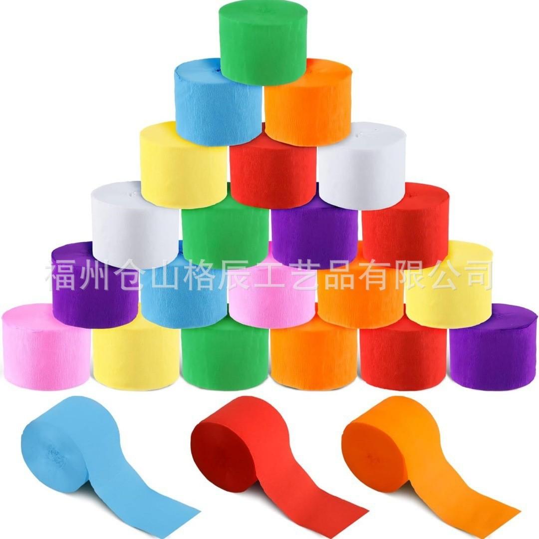 Amazon Crepe Paper Streamers Colorful Crepe Paper Rolls Kidsren's Birthday Wedding Party Decoration Garland Ribbon Decorations