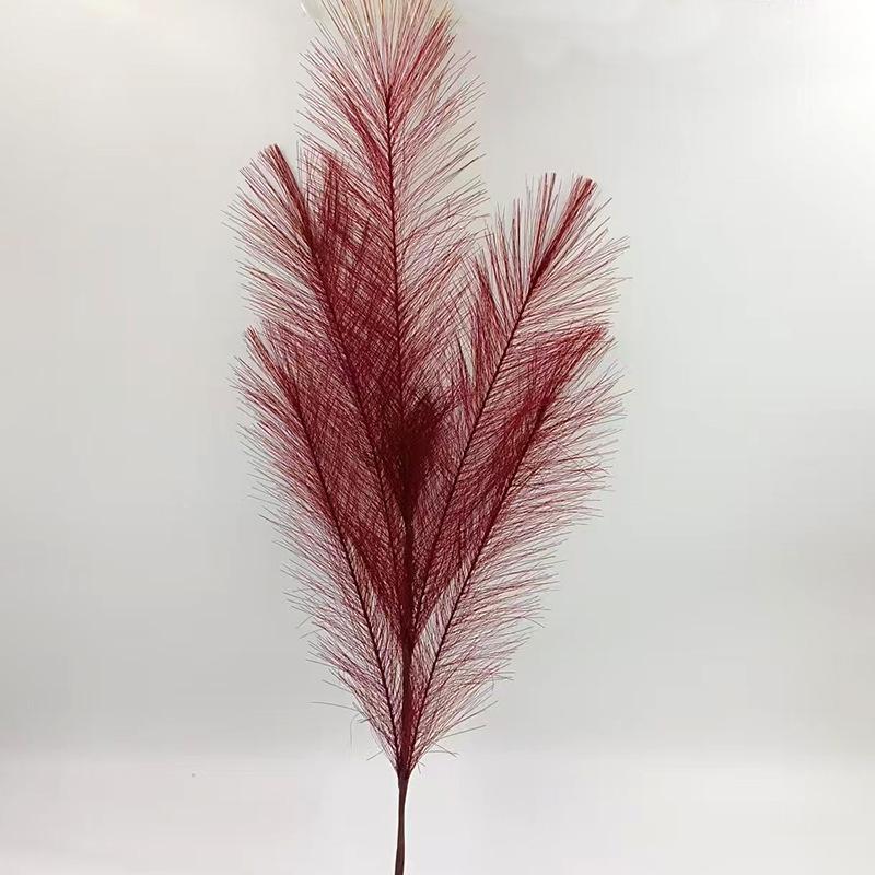 Burgundy 5-prong hairpin