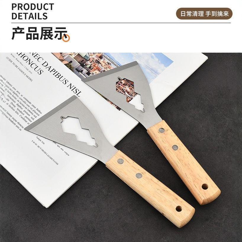 Multifunctional extra-thick shovel blade cleaning knife stainless steel cement shovel ash scraper tool decoration shovel multifunctional