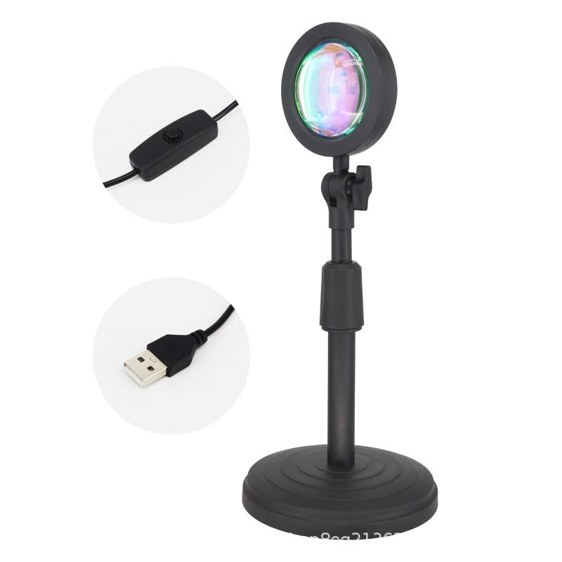 Sunset Light Lens Sunset Light Internet Celebrating Living Room Floor Projection Light Live Atmosphere Light Live Supplementary Light thumbnail 5