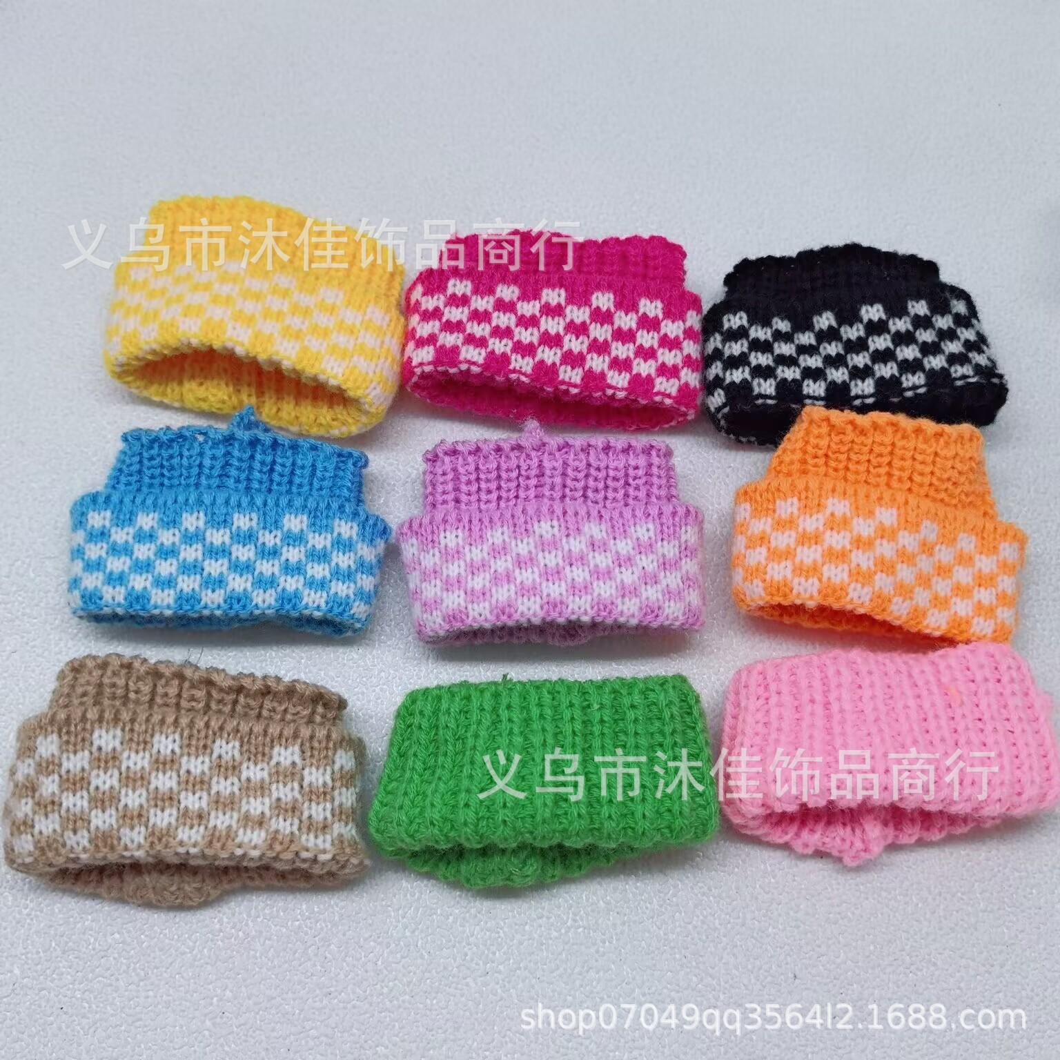 (Hat only) One or two generation keychain 17cm Labubu hat clothes pendant cloth cloth hat thumbnail 2
