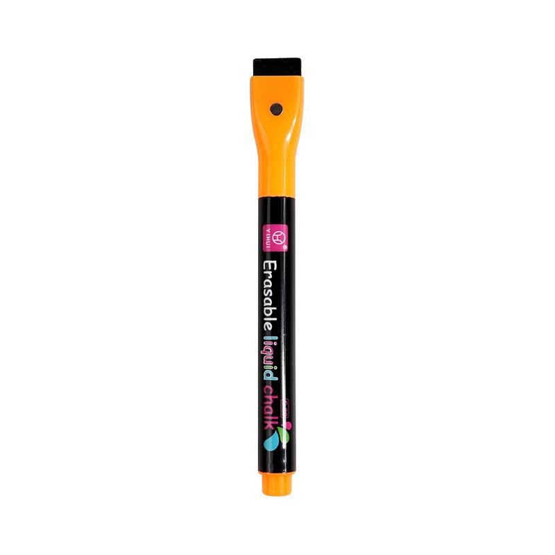 round head / G-20# Erasable Liquid Ink Black Rod with Magnetic Belt Brush-Orange