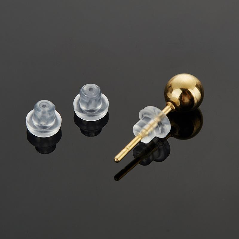 Transparent invisible earring auxiliary device rear plug spot high quality anti-falling ear forced ear beam environmental protection silicone ear plug ear forced thumbnail 4