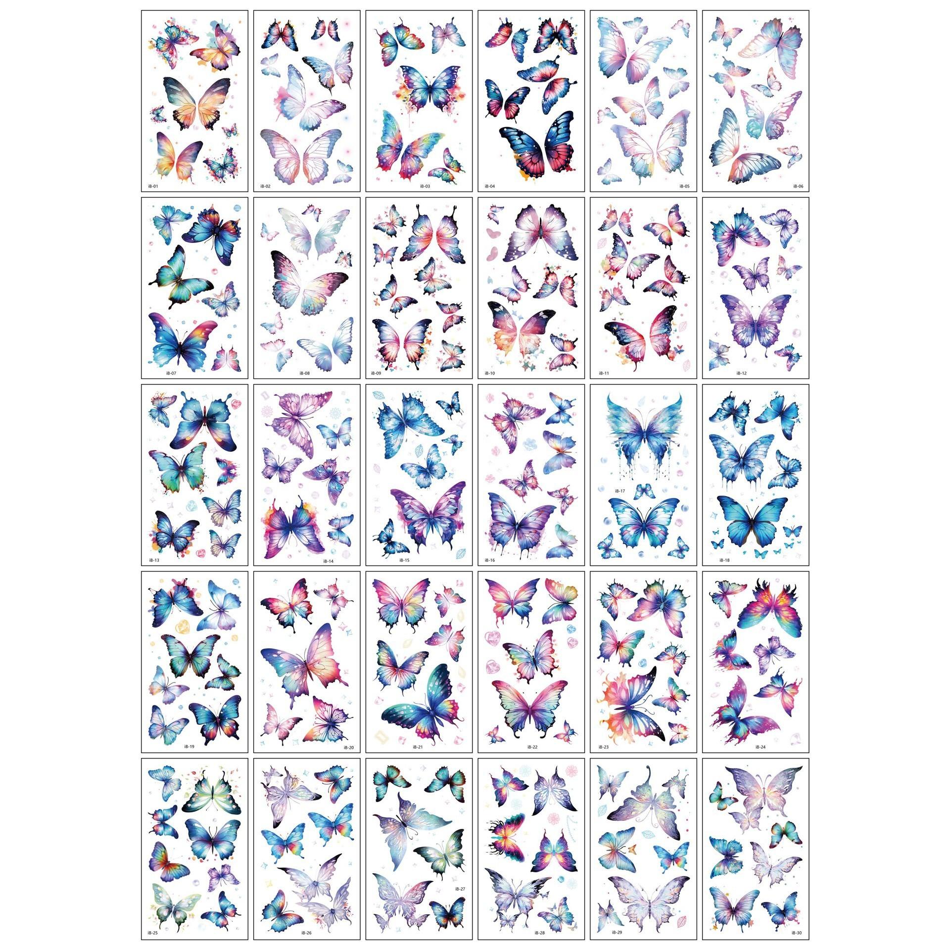 5.7*9.7cm (quantity: 30 for a set) / Tc-ib package set of 30 sheets