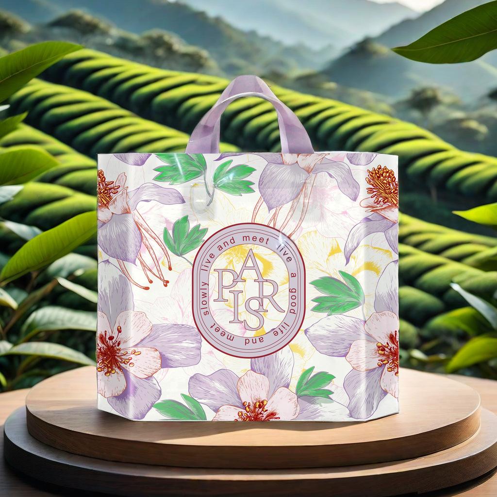 Purple flowers; 14 silk trumpet 30*25 bottom 6CM;10