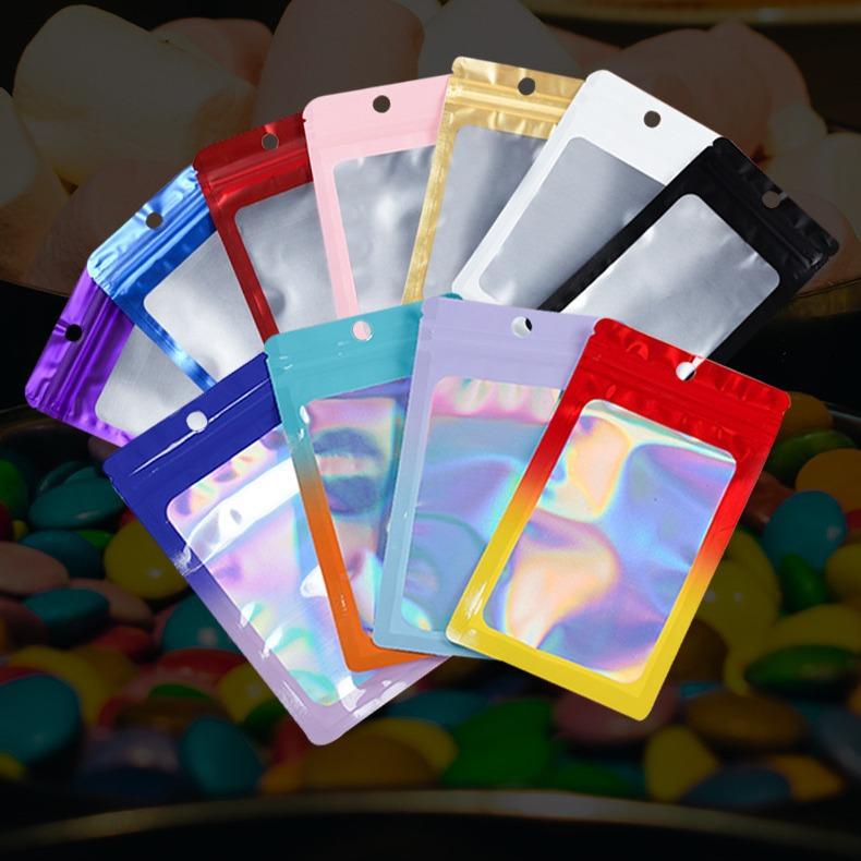 Nut Packaging Bags, Cosmetic Aluminum Foil Bags, Jewelry Sealing Zipper Bags, Mobile Phone Accessories Colorful Self-Sealing Bags, Aluminum Foil Bags thumbnail 2