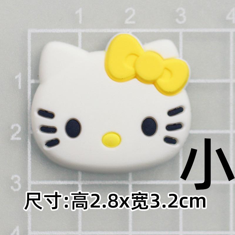 Soft rubber: small size yellow KT [2.8*3.2cm small]]