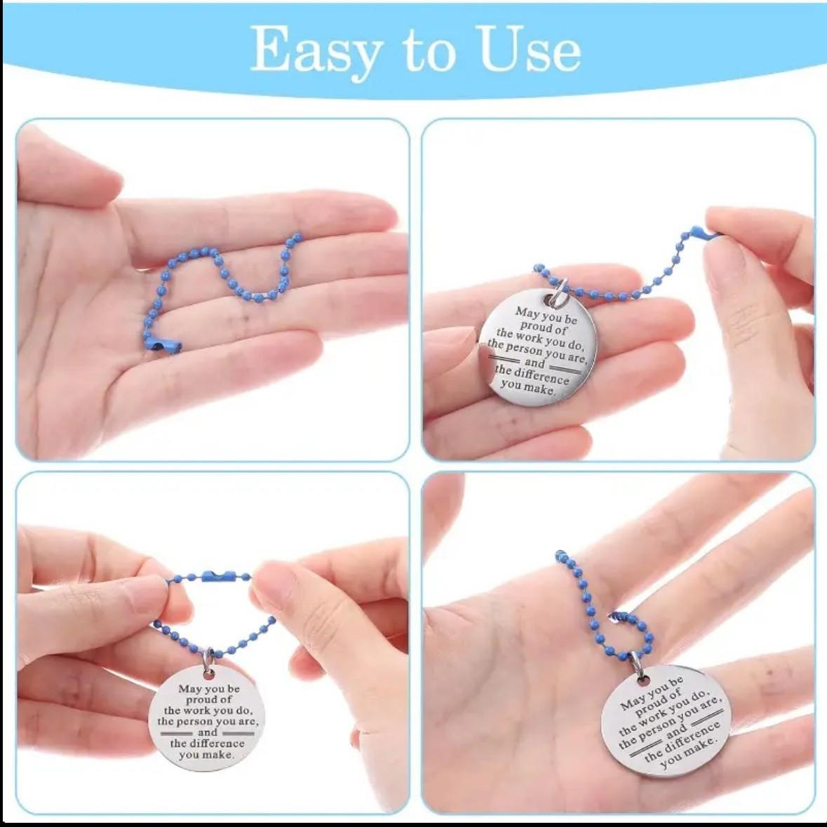 Factory Direct Supply of Colorful Painted Bead Chains, Wave Bead Chains, Hanging Chains, Tag Chains, Handmade DIY Jewelry Accessories Chains Wholesale thumbnail 4