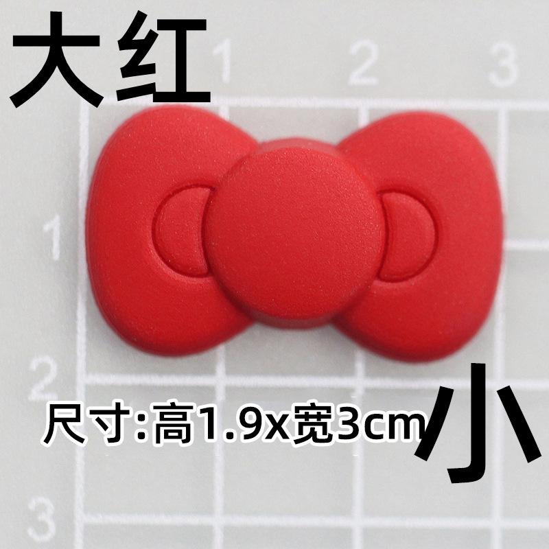 Soft glue: big red small bow [1.9*3cm]